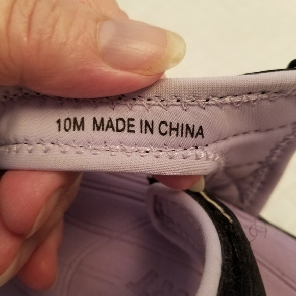 Jsport Kaia Women's Adjustable Strap Sandals  Black/Purple, Size 10 - Picture 5 of 5